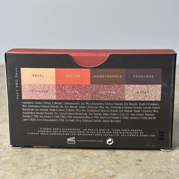VISEART Petit PRO Deux Eyeshadow Palette - NEW‎ in Box DAMAGE - Picture 6 of 6